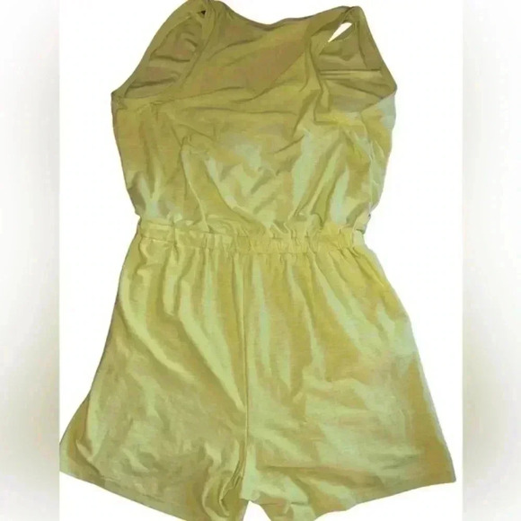 Old Navy Active Breath On Lime‎ Green Romper, L - Picture 2 of 5